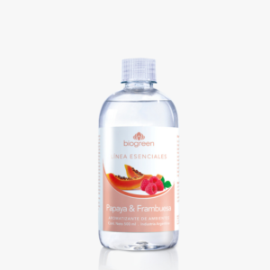 Aromatizante de Ambientes Esenciales Papaya y Frambuesa 500 ml